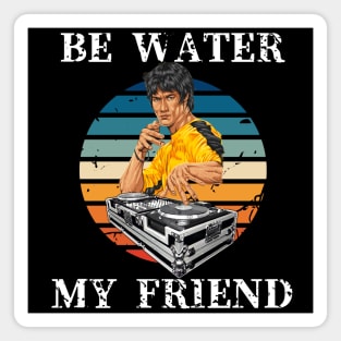 Be Water My Friend DJ 4 Magnet